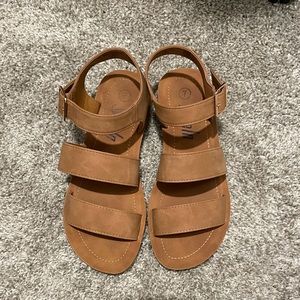Tan sandals
